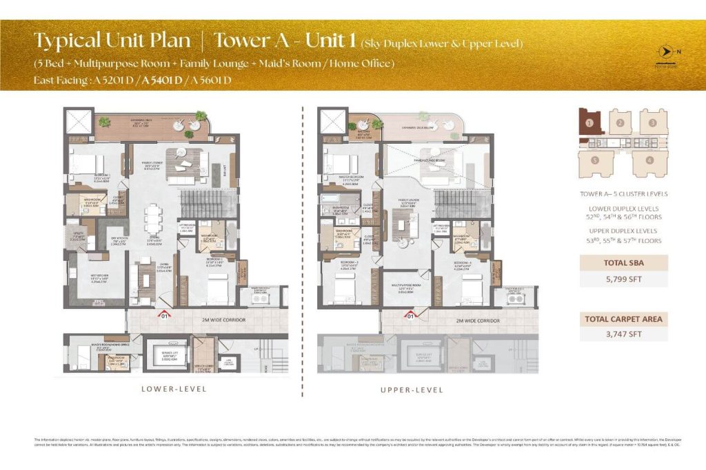 Brigade Gateway Residences Neopolis Floor Plan16