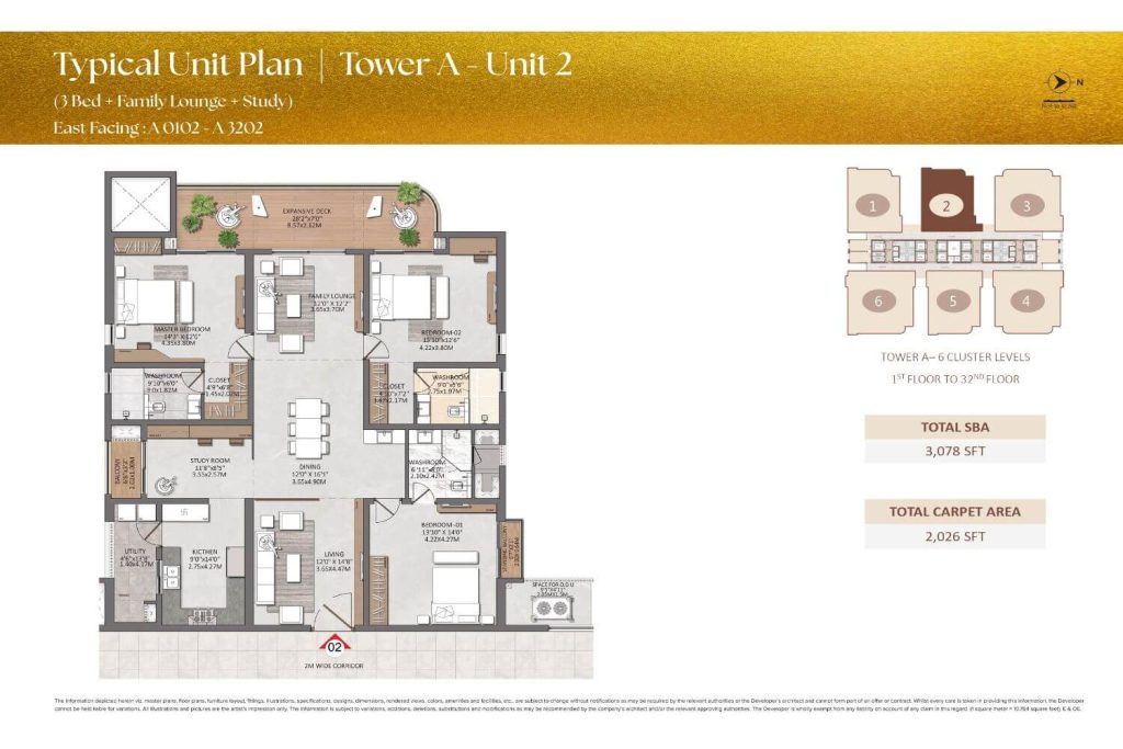 Brigade Gateway Residences Neopolis Floor Plan2