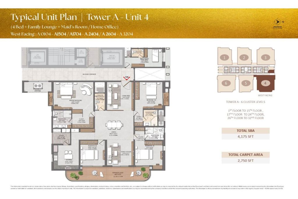 Brigade Gateway Residences Neopolis Floor Plan5