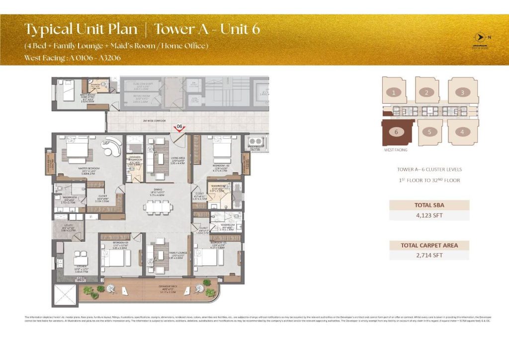 Brigade Gateway Residences Neopolis Floor Plan8